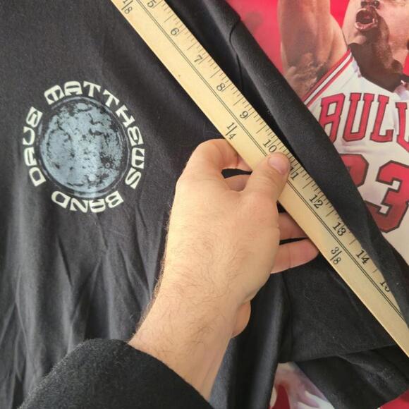 DAVE MATTHEWS BAND AROUND THE MOONWALK TOUR BLACK MUSIC T SHIRT SIZE 3XL 🔥 - Picture 6 of 8